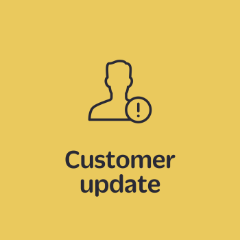 Customer update