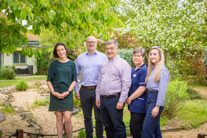 The Bourgs Hospice and Guernsey Energy teams