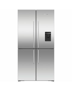 FISHER & PAYKEL RF605QDUVX1 QUAD DOOR PLUMBED SIDE BY SIDE I