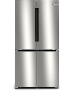Bosch Series 4  French door Fridge Bottom Freezer Brushed Steel KFN96APEAG 