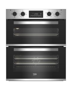 Beko 9.4cm Built In Under Electric Double Oven - Stainless Steel CTFY22309X