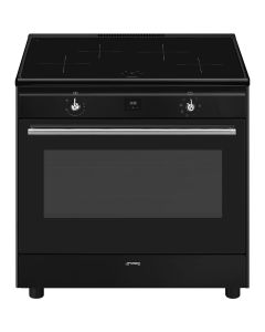 Smeg CX91IMBL 90cm Concert Induction Range Cooker Black