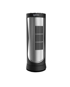 Igenix 12 inch Mini Tower Fan Black with 8 hour Timer