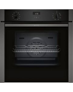 Neff B3ACE4HN0B Slide & Hide 59.4cm Built In Electric Single Oven - Stainless Steel
