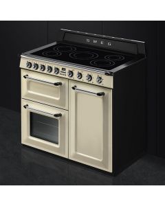 Smeg TR103IP 100cm Victoria Electric Range Cooker Cream Range Cooker